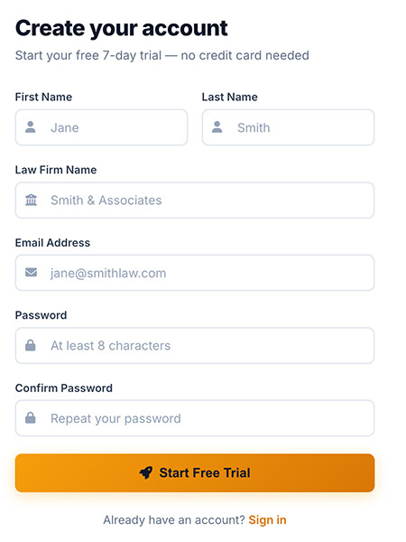 Start Free Trial to JurisContent.com